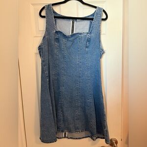 Abercrombie & Fitch Blue Denim Dress